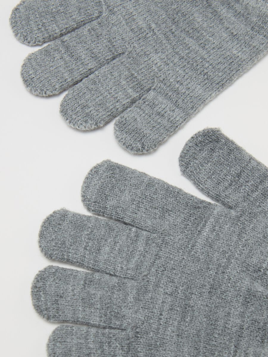 Two-pack gloves in knit_1