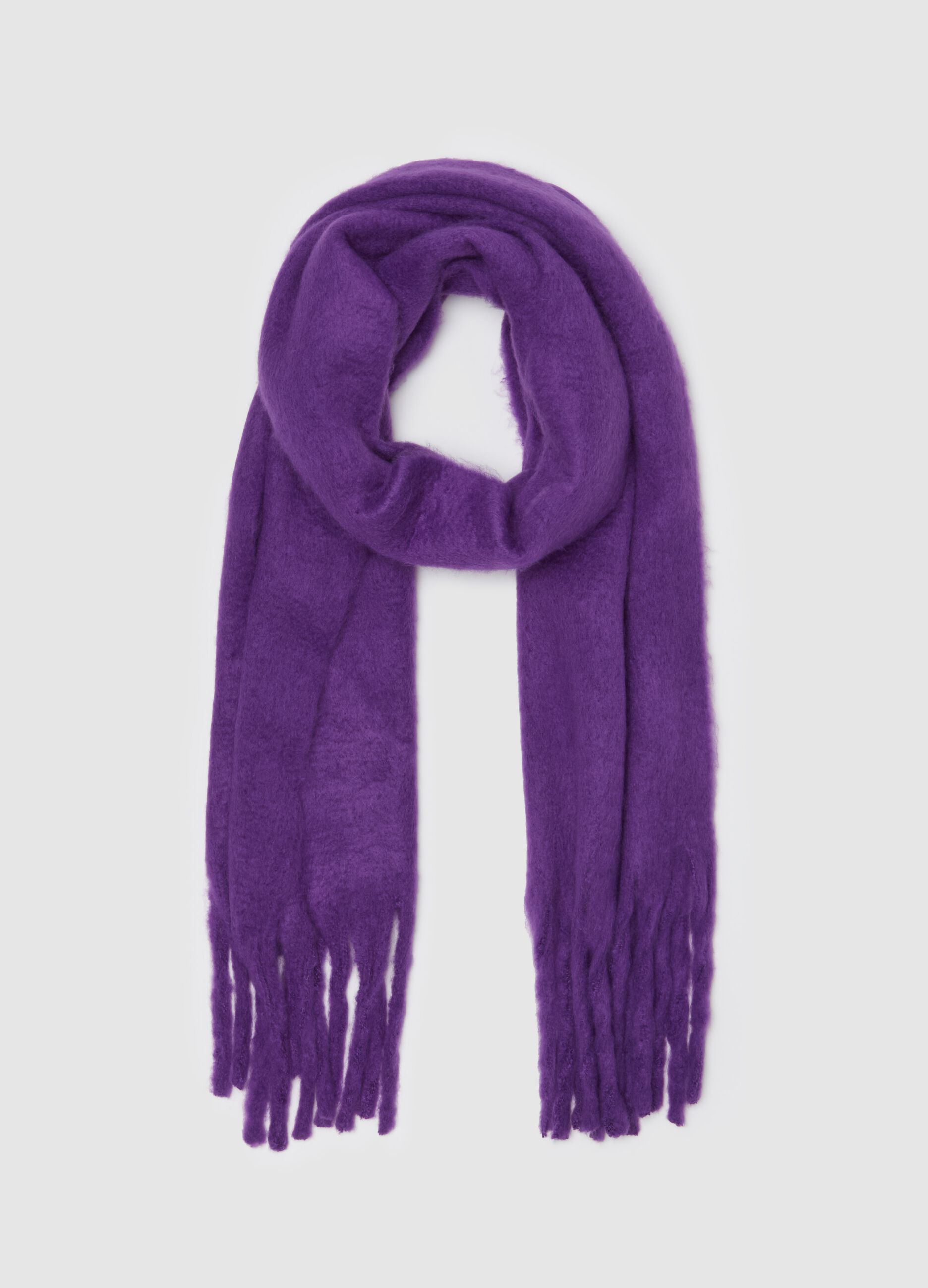 Fringed scarf