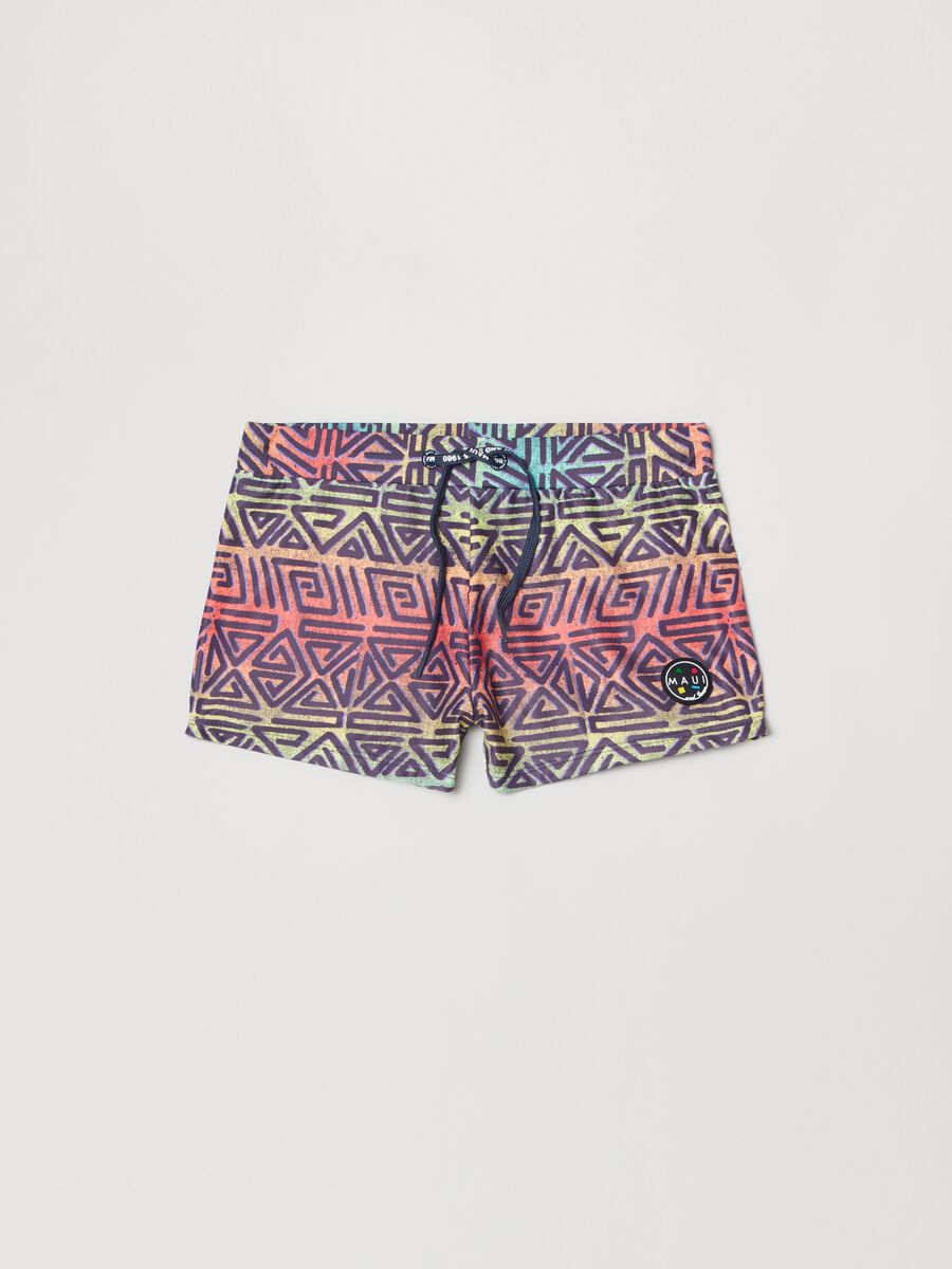 Maui and Sons swimming trunks with print_0