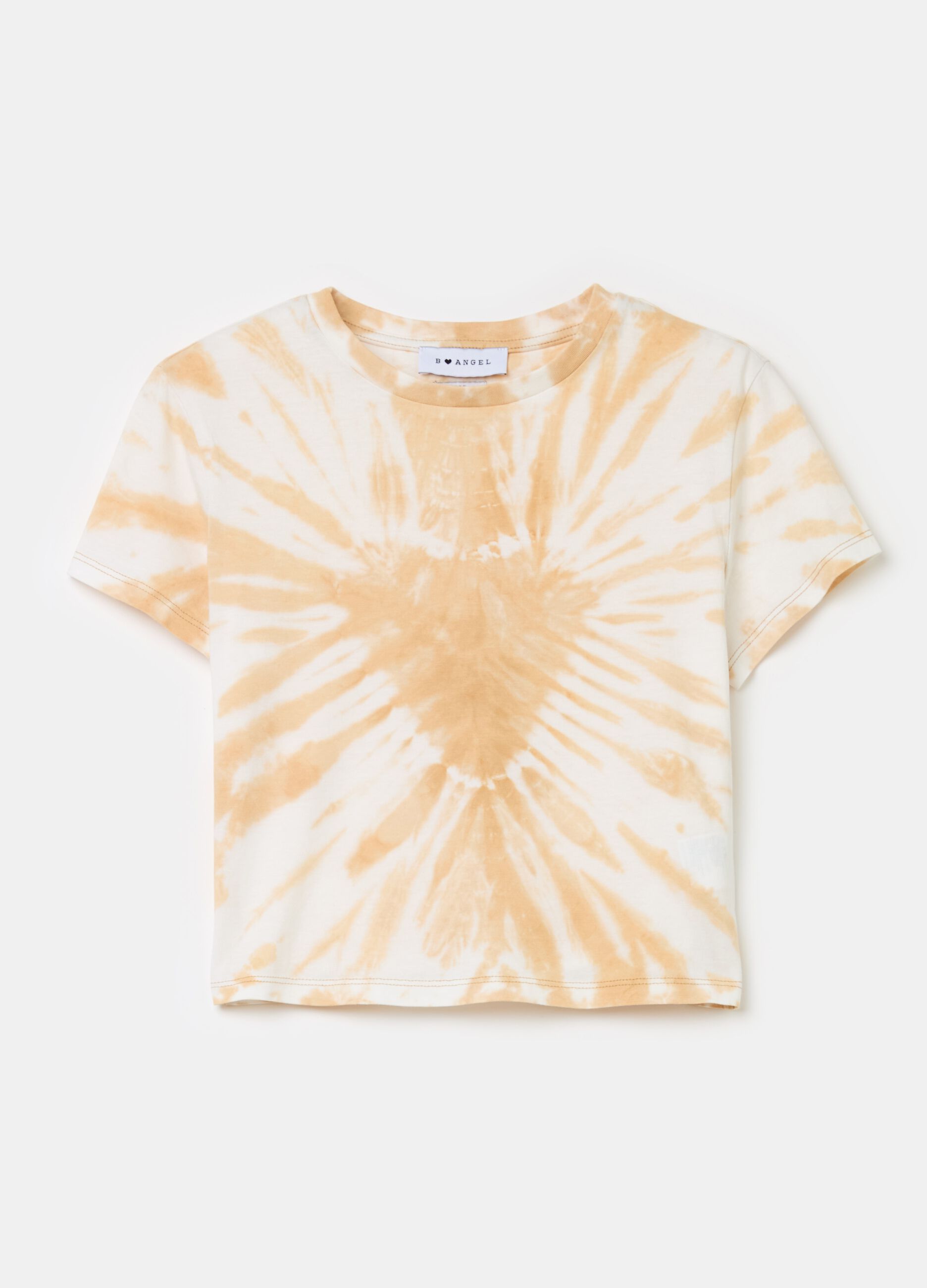 Crop T-shirt in cotton