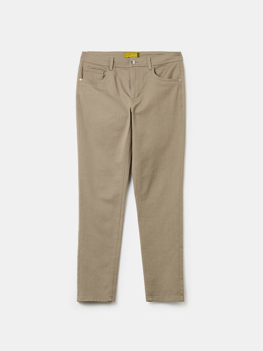 Stretch twill trousers with five pockets_4