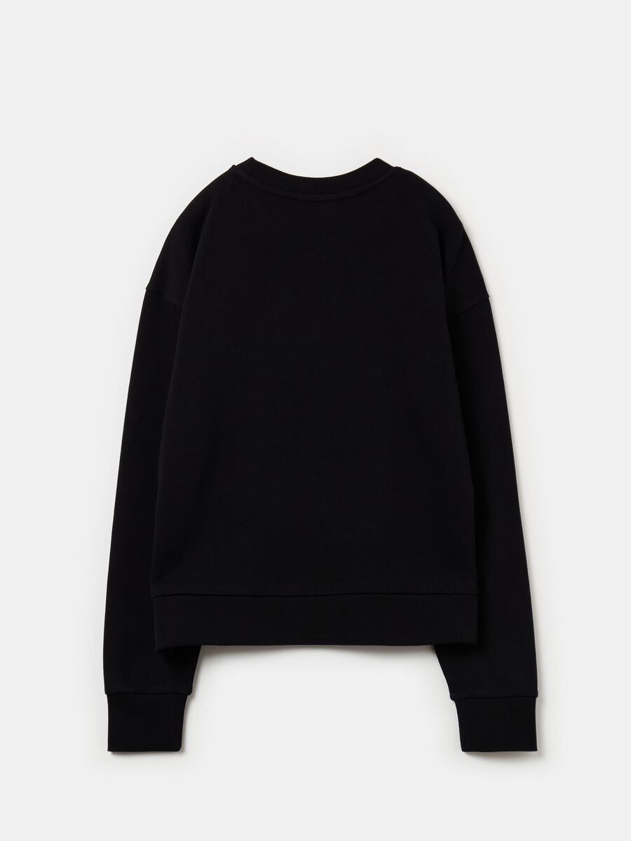 French terry sweatshirt with print_1