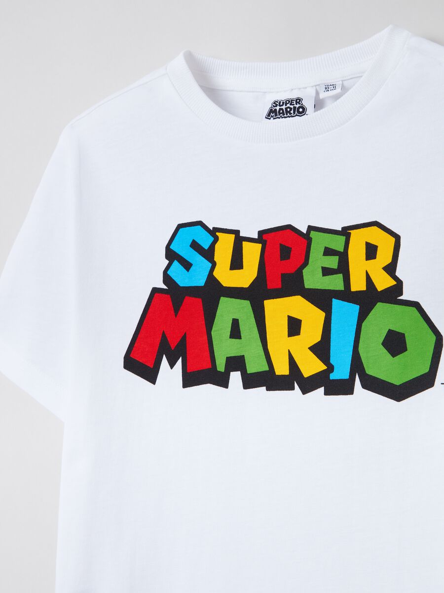 T-shirt in cotone stampa Super Mario World_2