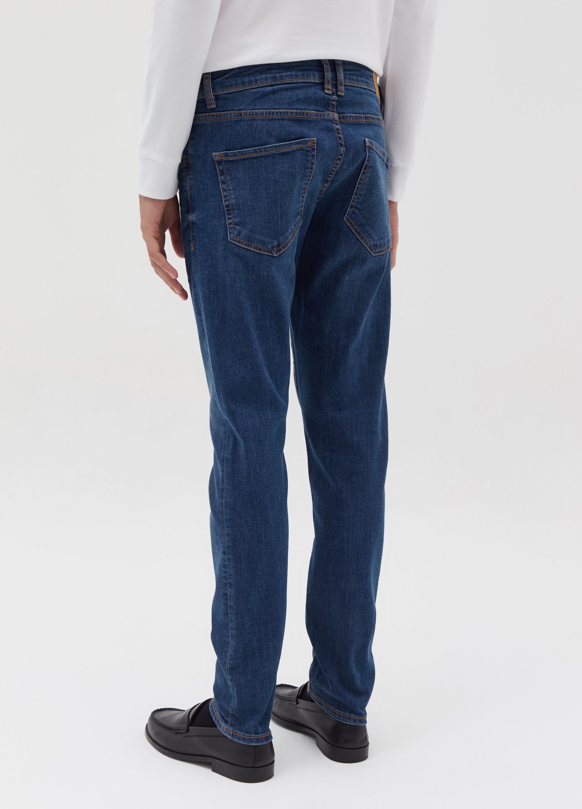 Skinny-fit stretch jeans with five pockets