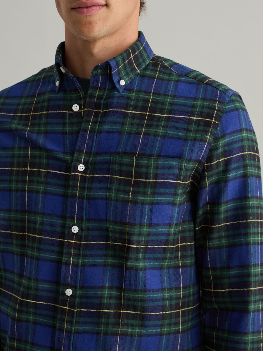 Flannel shirt with check pattern_2