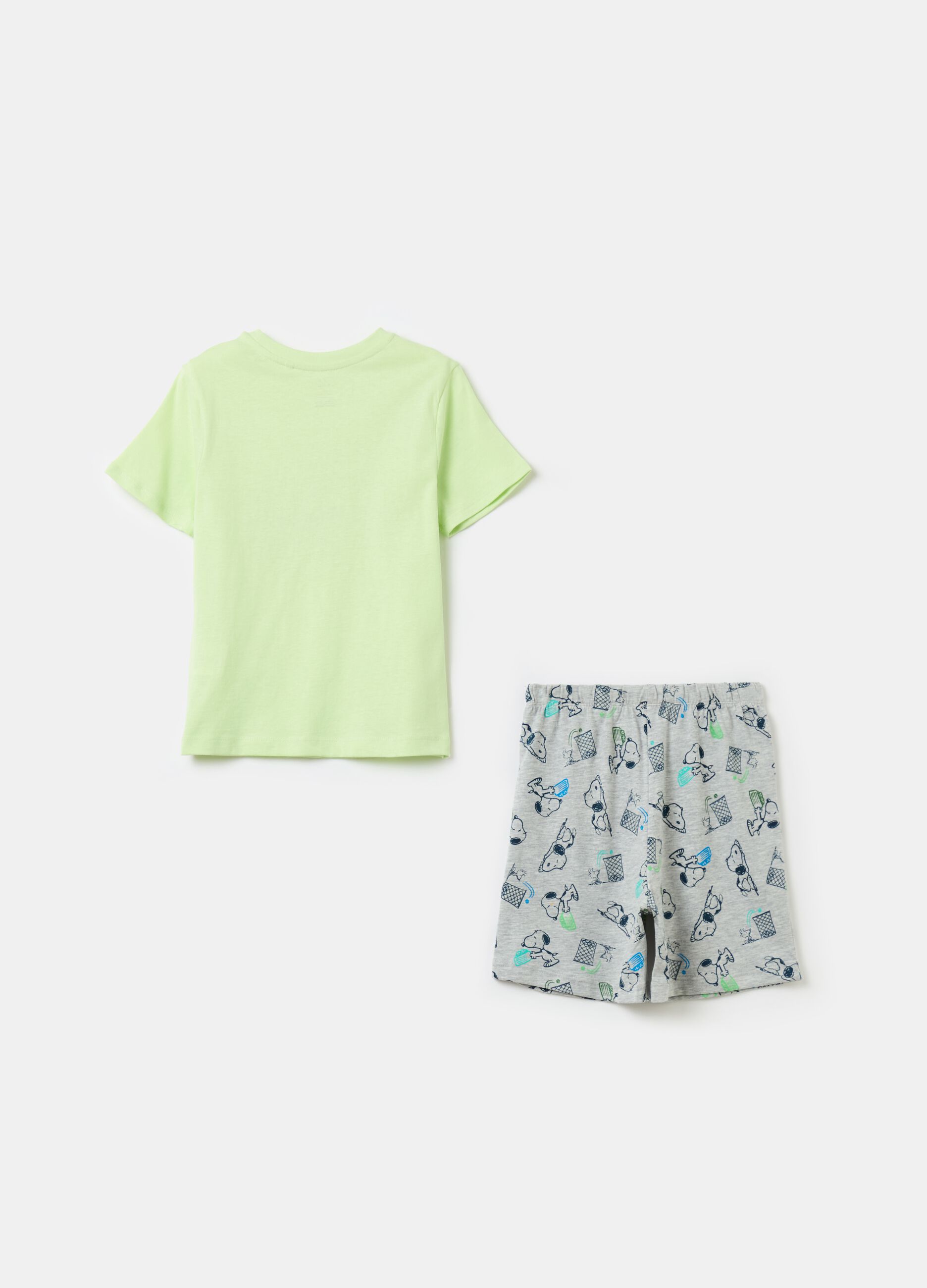 Organic cotton pyjamas with Snoopy print