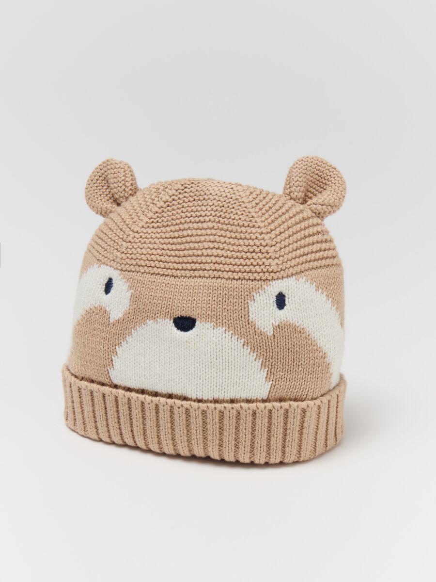 Knitted hat with ear flaps_2