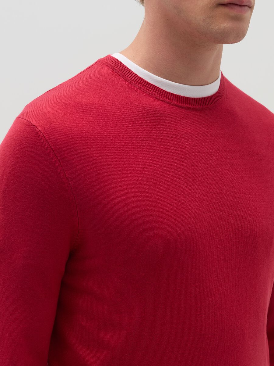 Round neck pullover_3