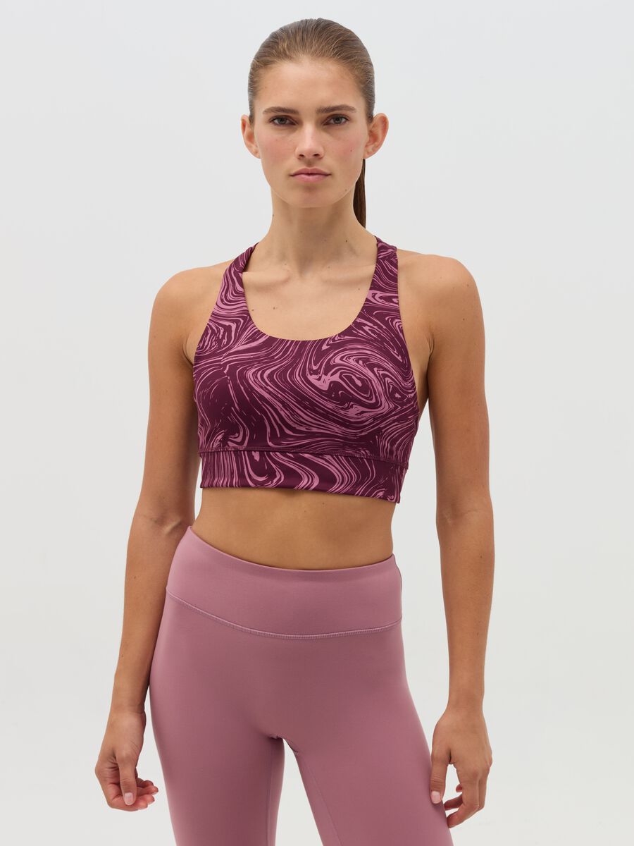 AI•KI sports bra with print_1