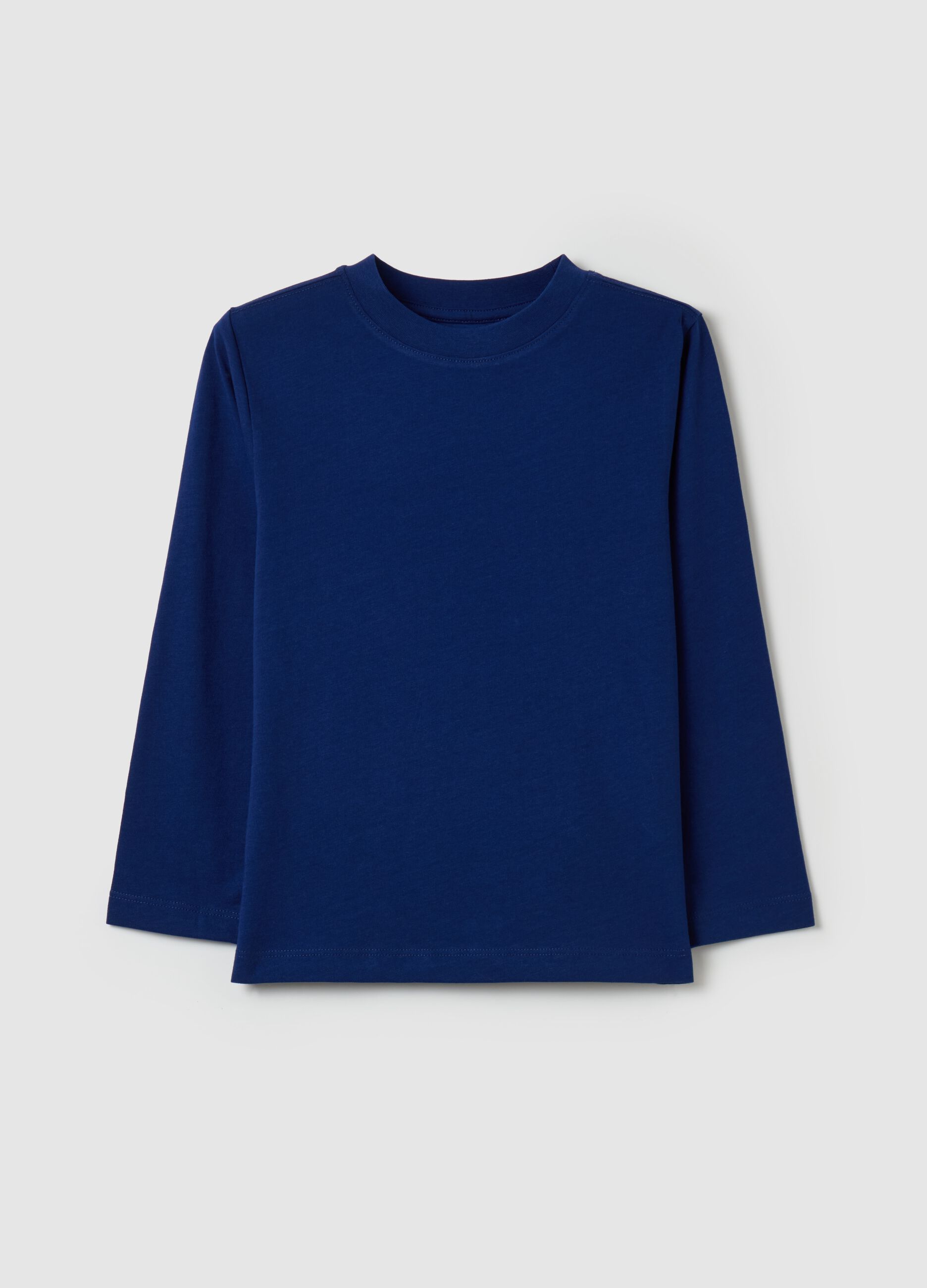 Long-sleeved T-shirt in organic cotton