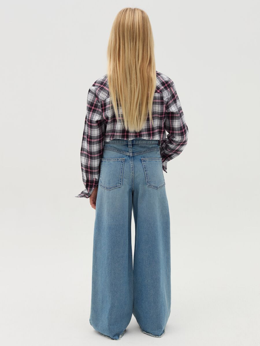 Wide-leg jeans with lettering print_2