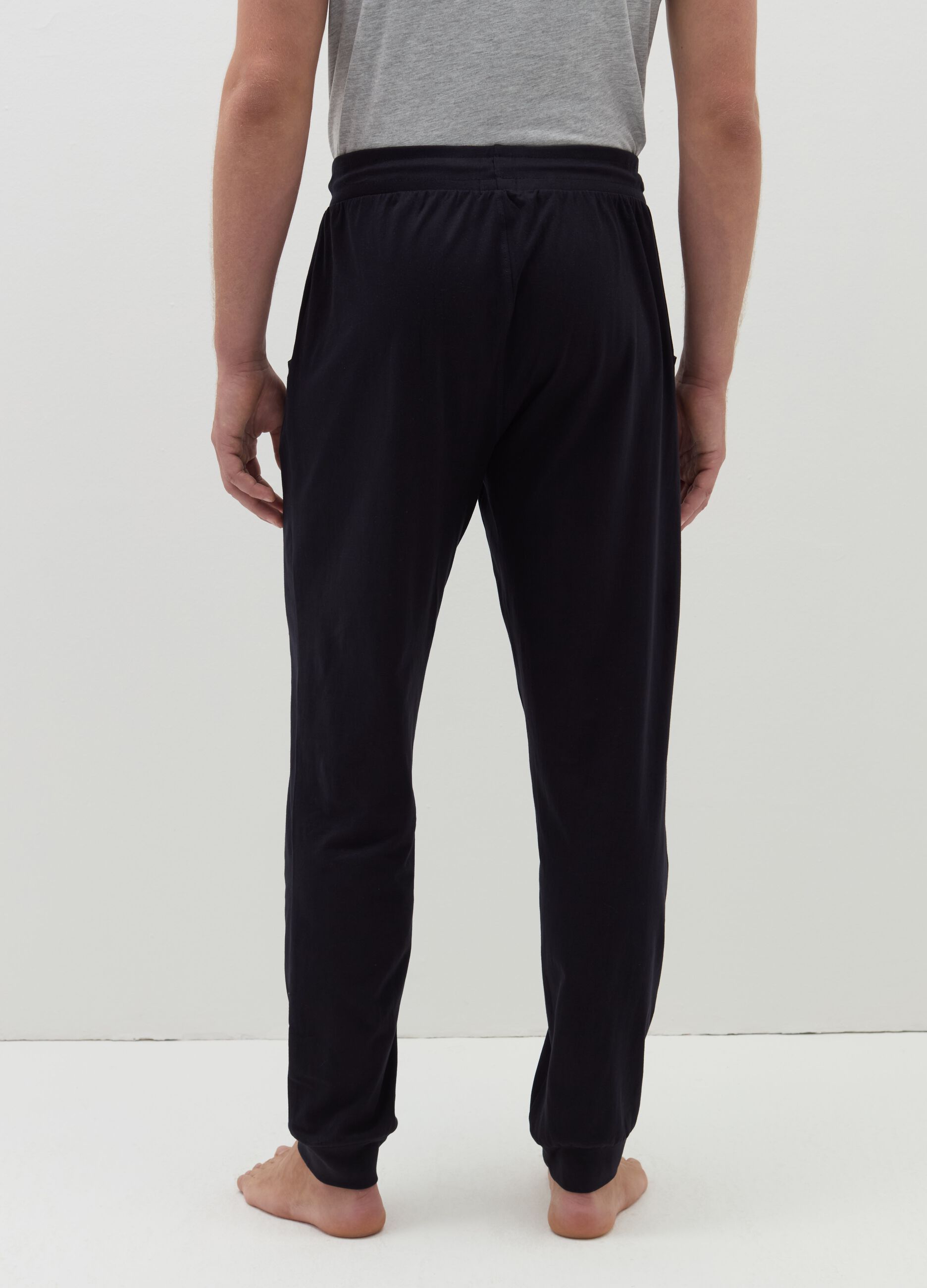 Pyjama trousers with drawstring