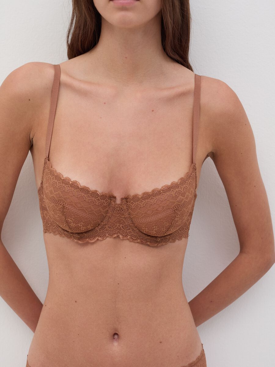 Linda balconette bra in macramé lace_1