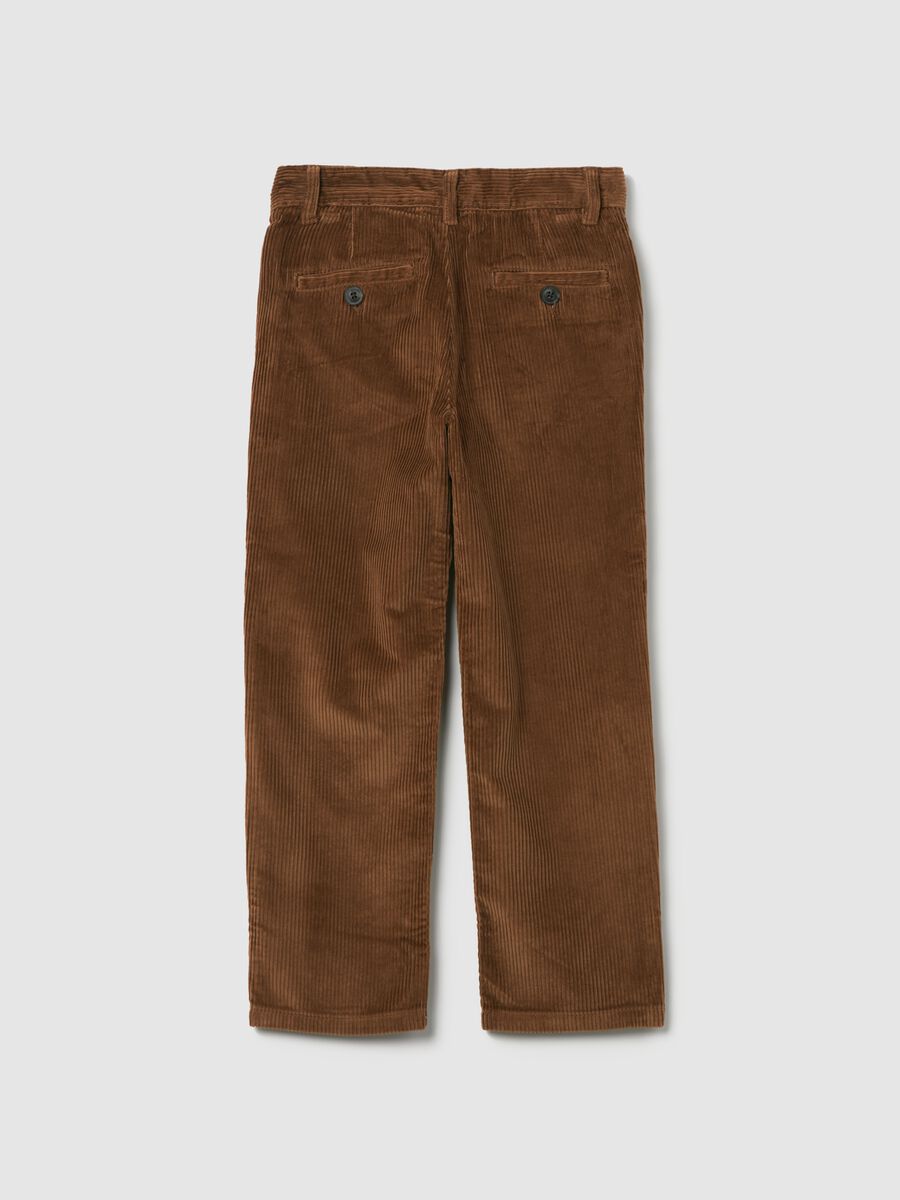 Corduroy chino trousers_4