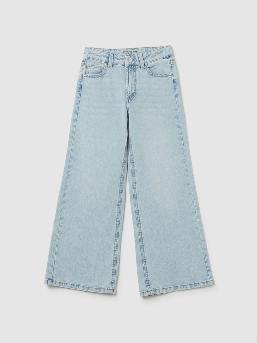 Wide-leg jeans with five pockets_0