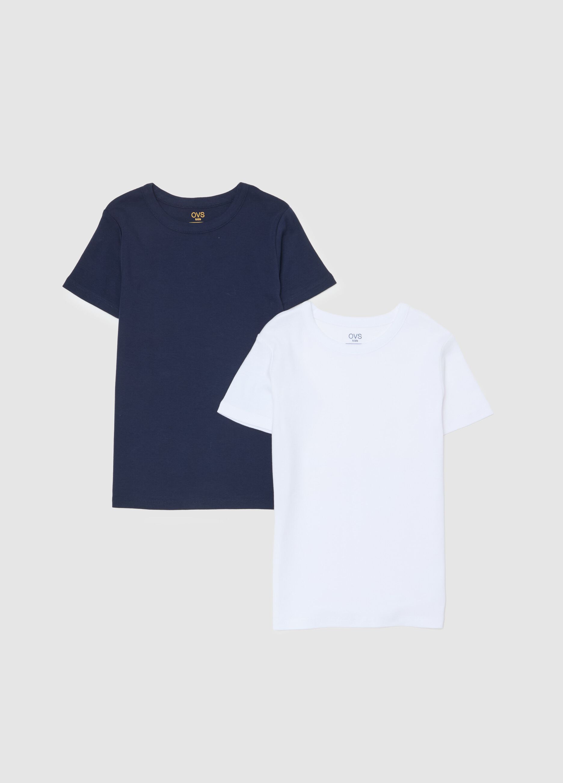 Two-pack organic cotton undershirts