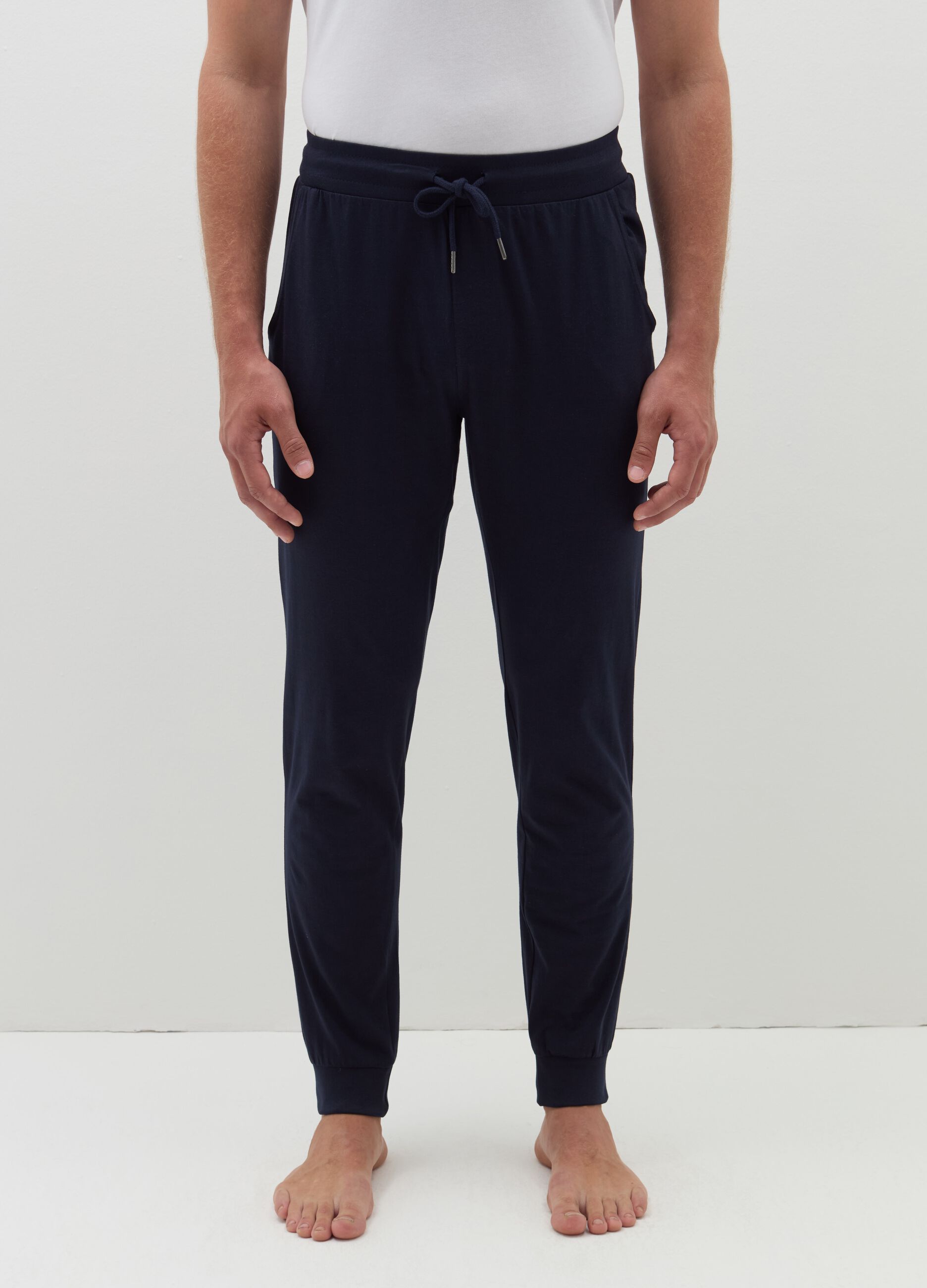 Pyjama trousers with drawstring