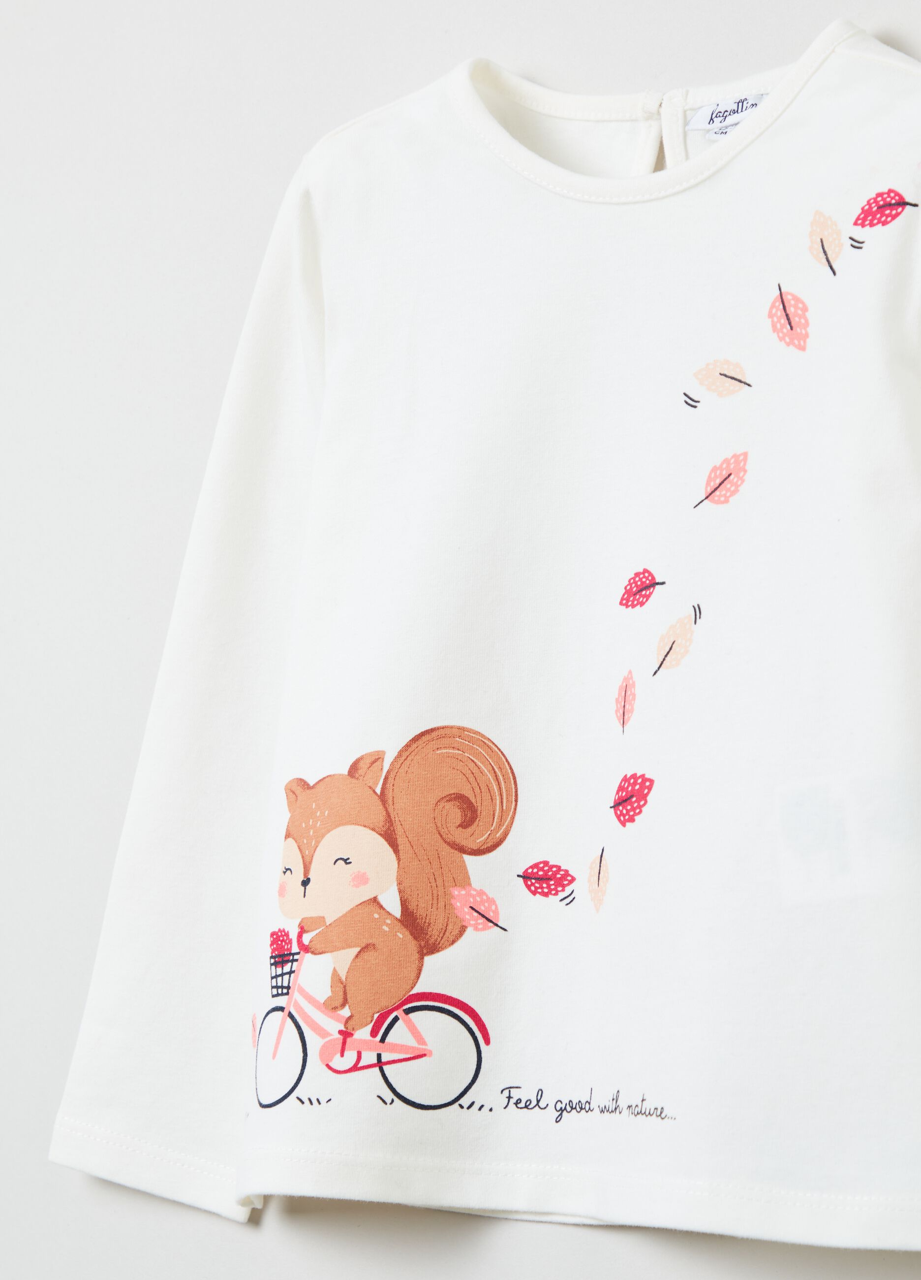 Long-sleeved T-shirt with print