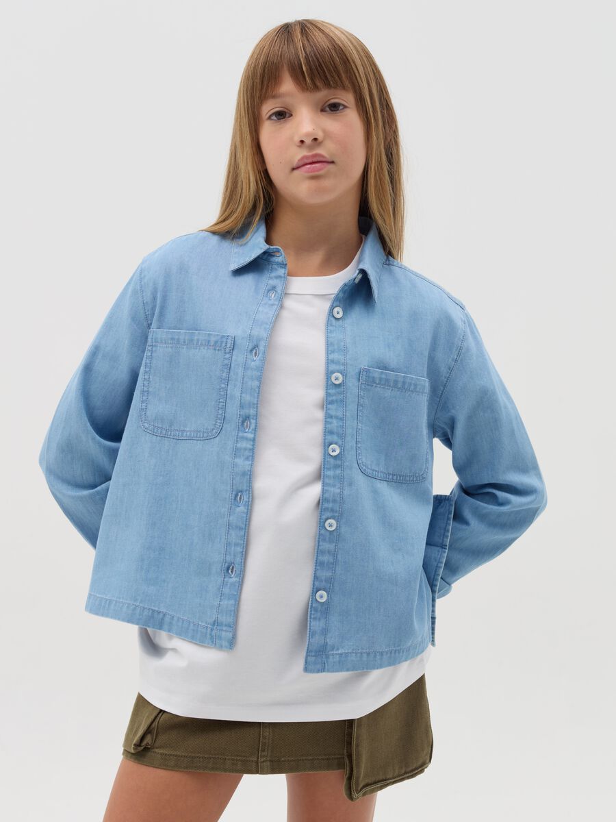 Denim shirt with pockets_0