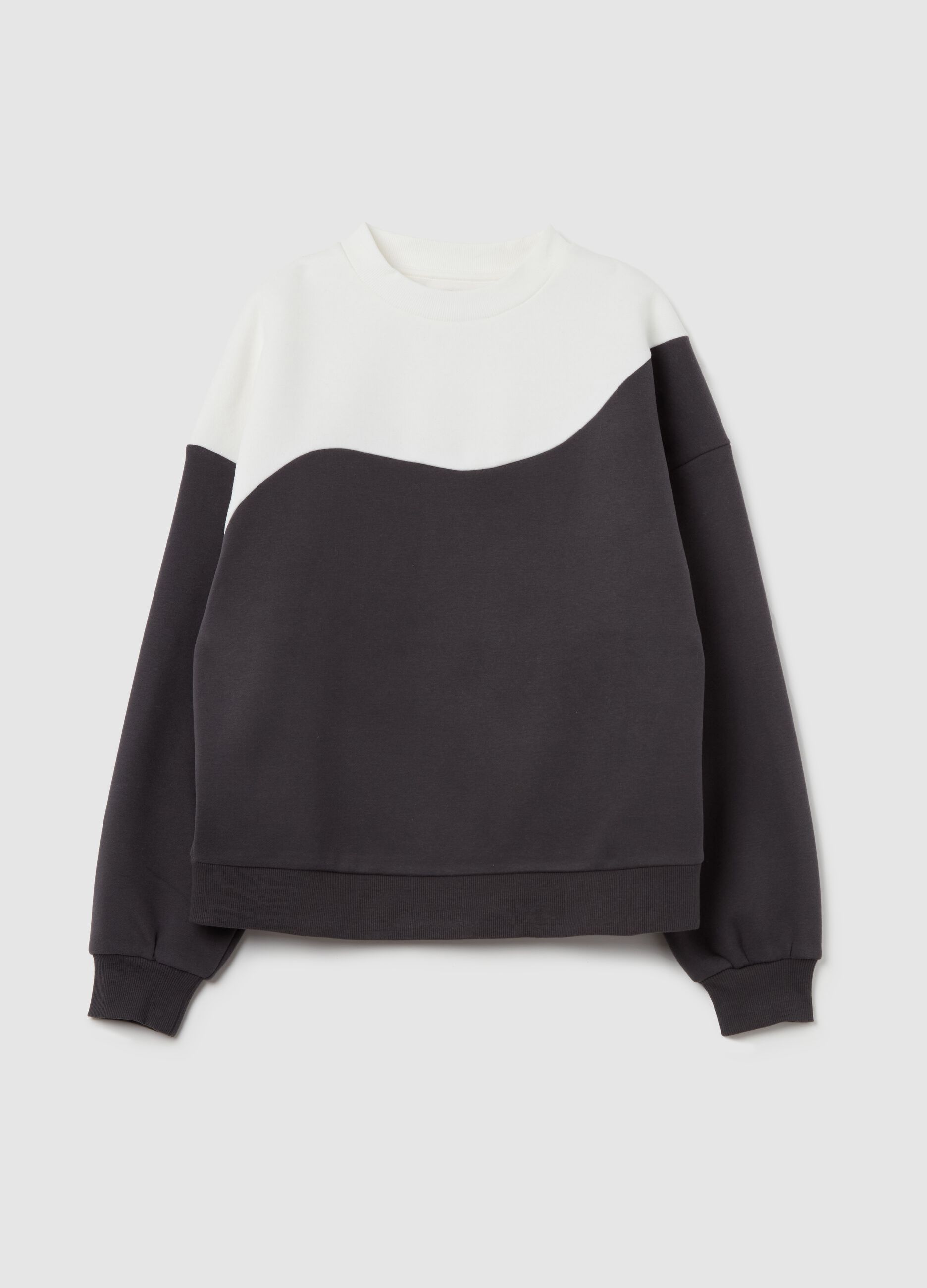 AI•KI colourblock sweatshirt