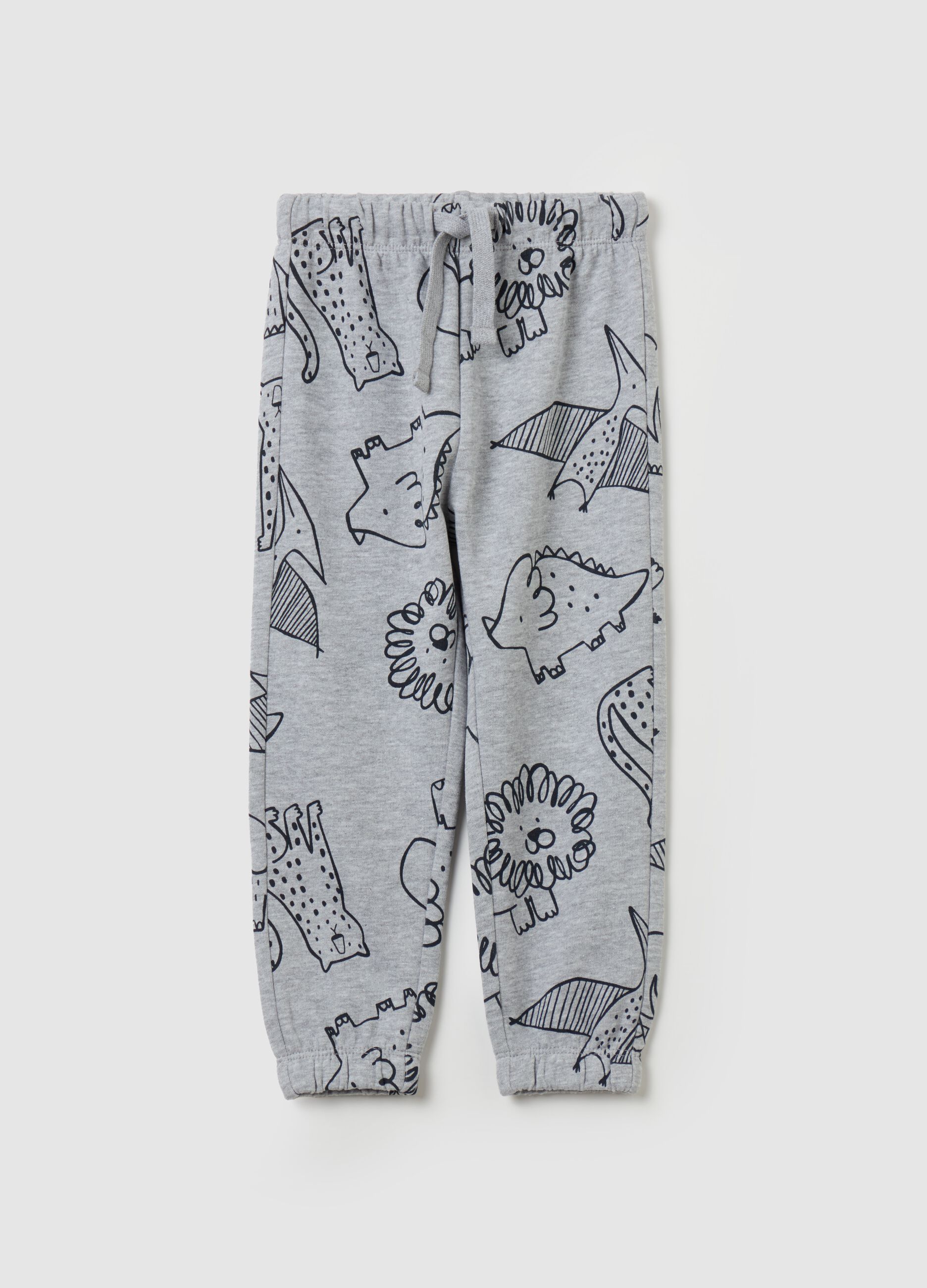 Joggers in French Terry with print