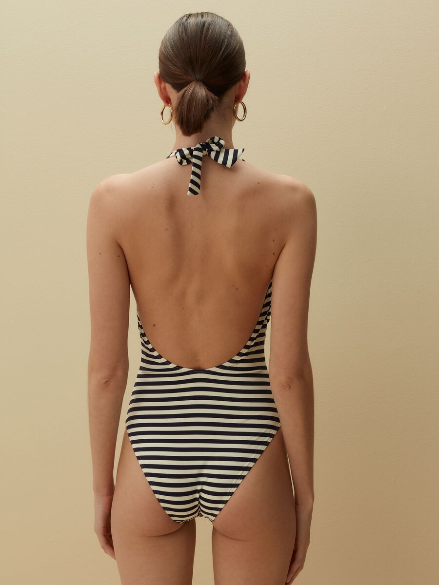 Striped one-piece swimsuit_2