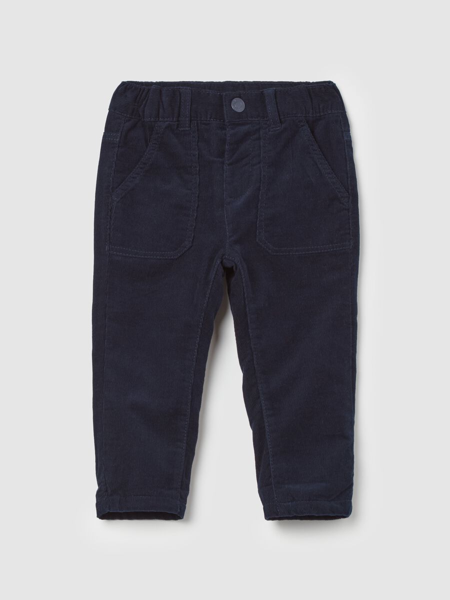 Corduroy trousers with pockets_0