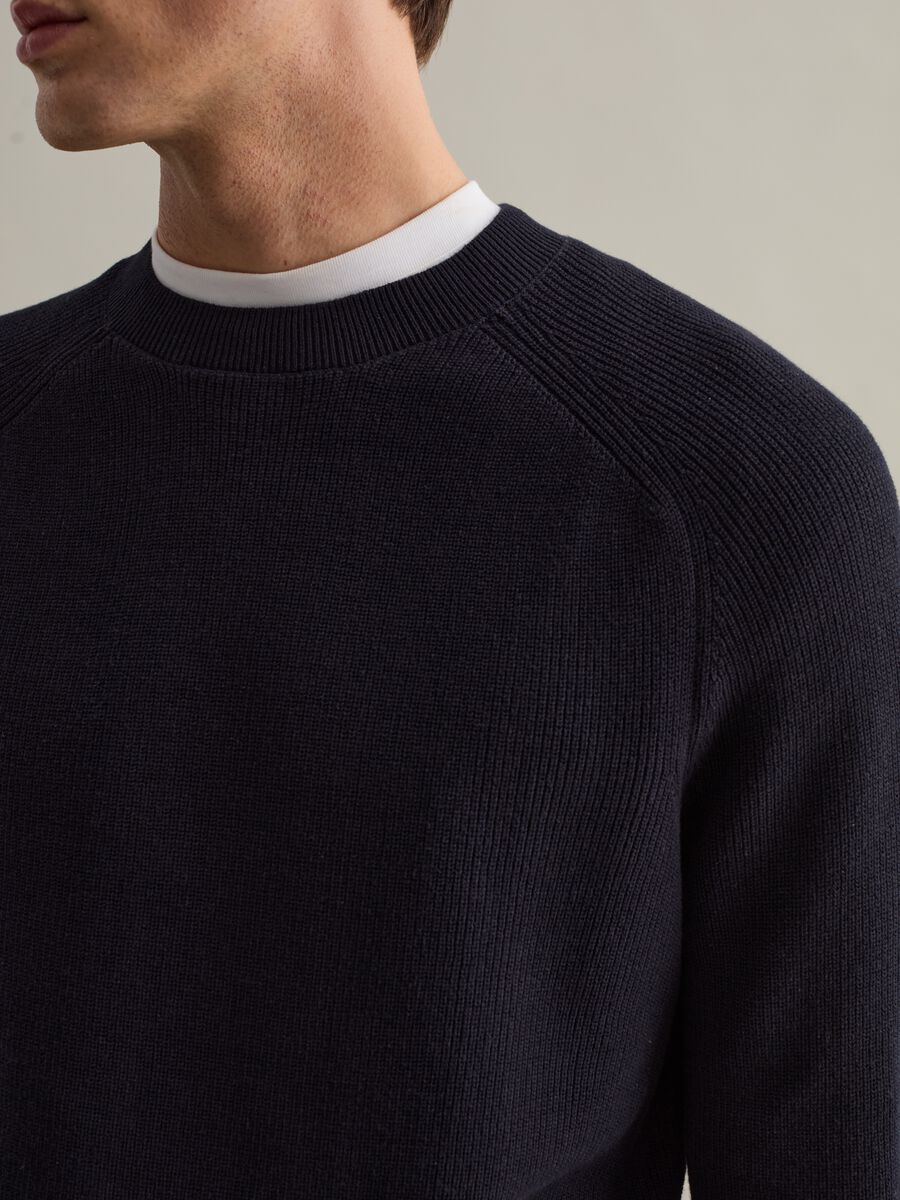 Contemporary pullover with ribbing_3