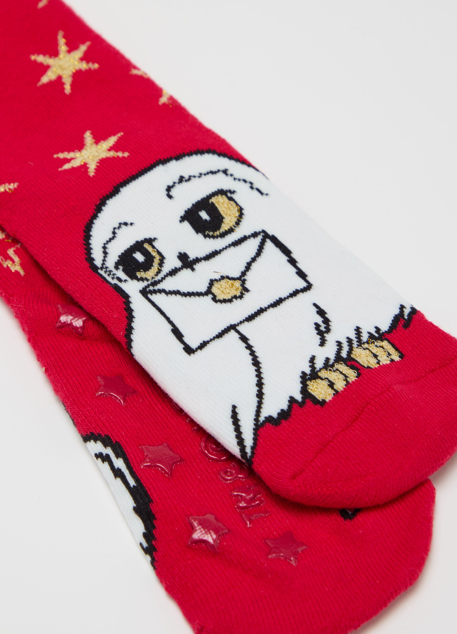 Slipper socks with Harry Potter Hedwig design