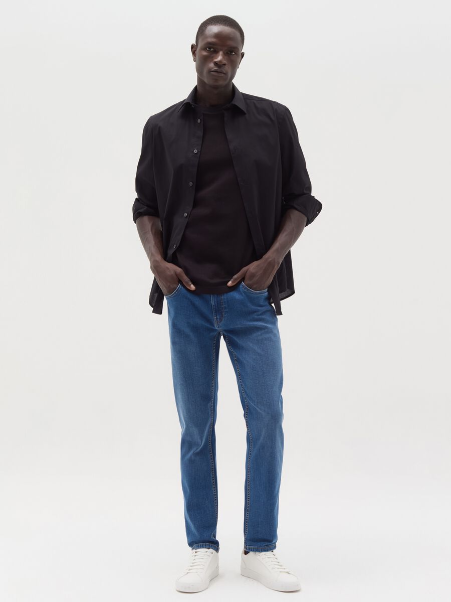 Slim-fit jeans with five pockets_0