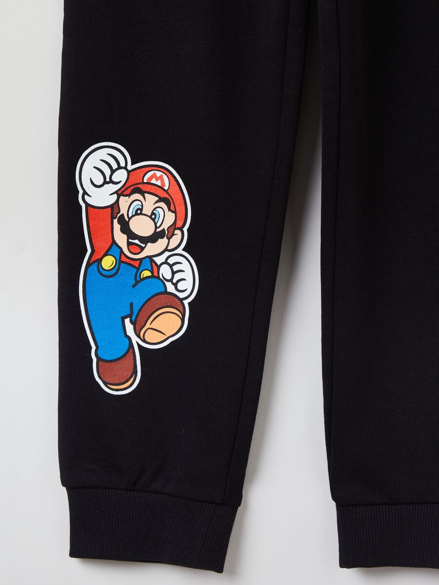 Cotton joggers with Super Mario™ print_2
