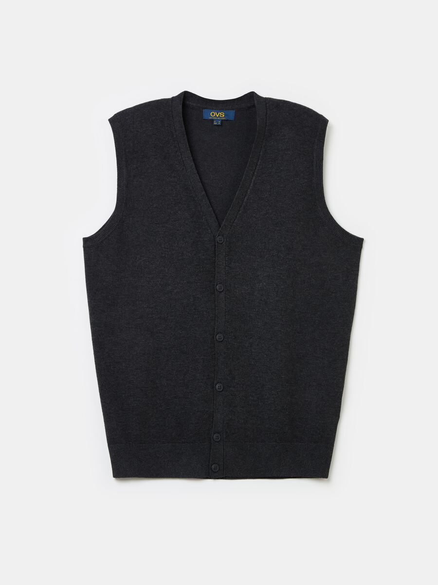 Gilet with V neck_4