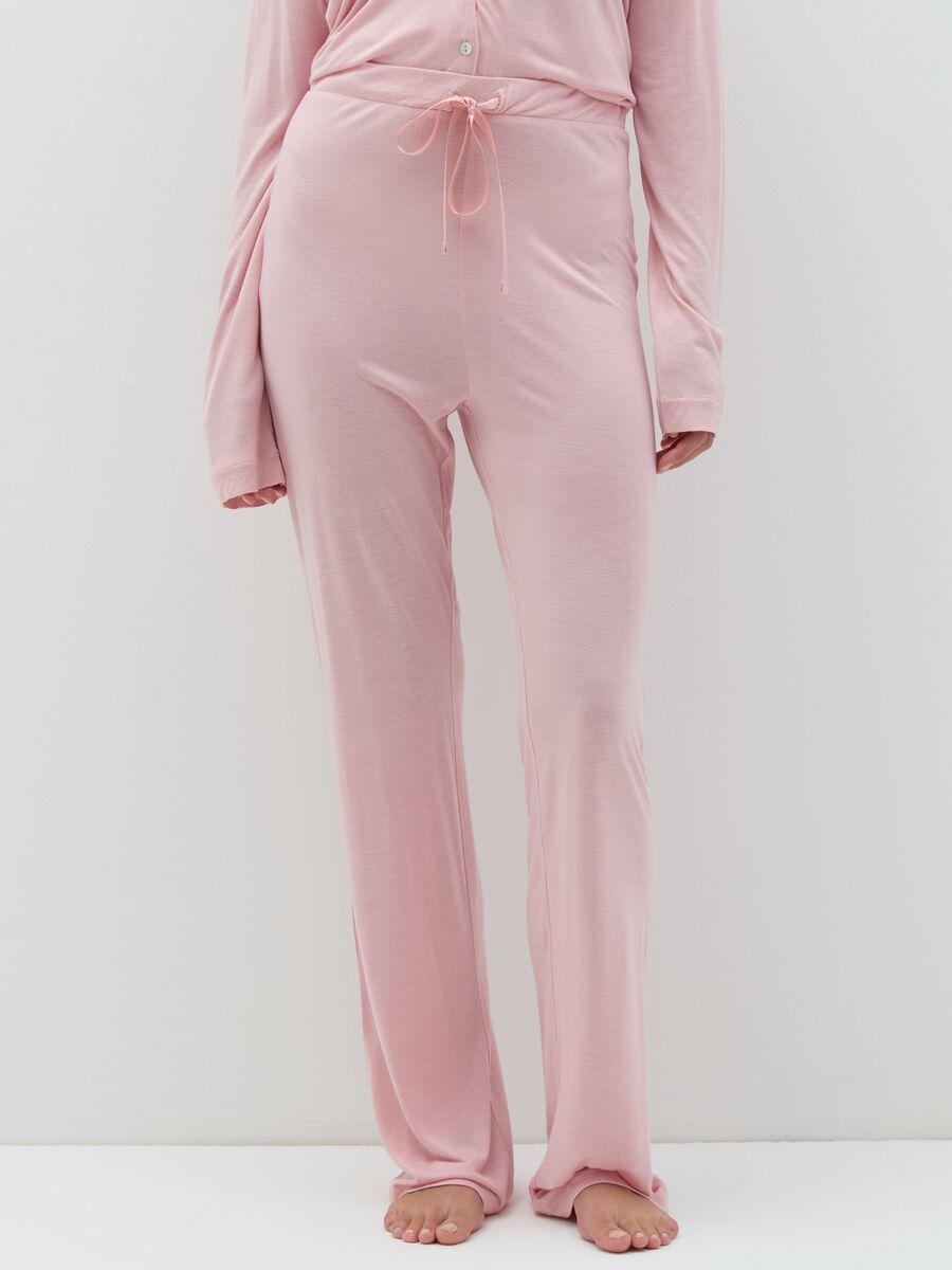 Pyjama trousers in viscose_1