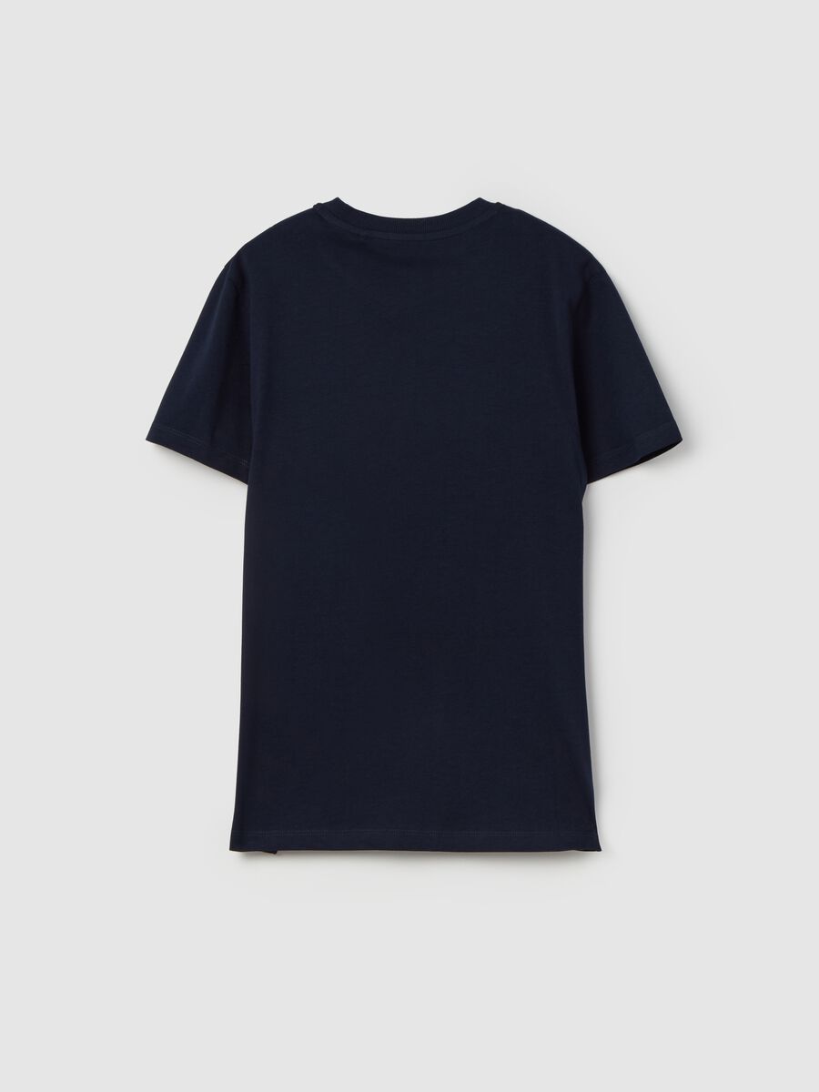 Solid colour T-shirt in organic cotton_1