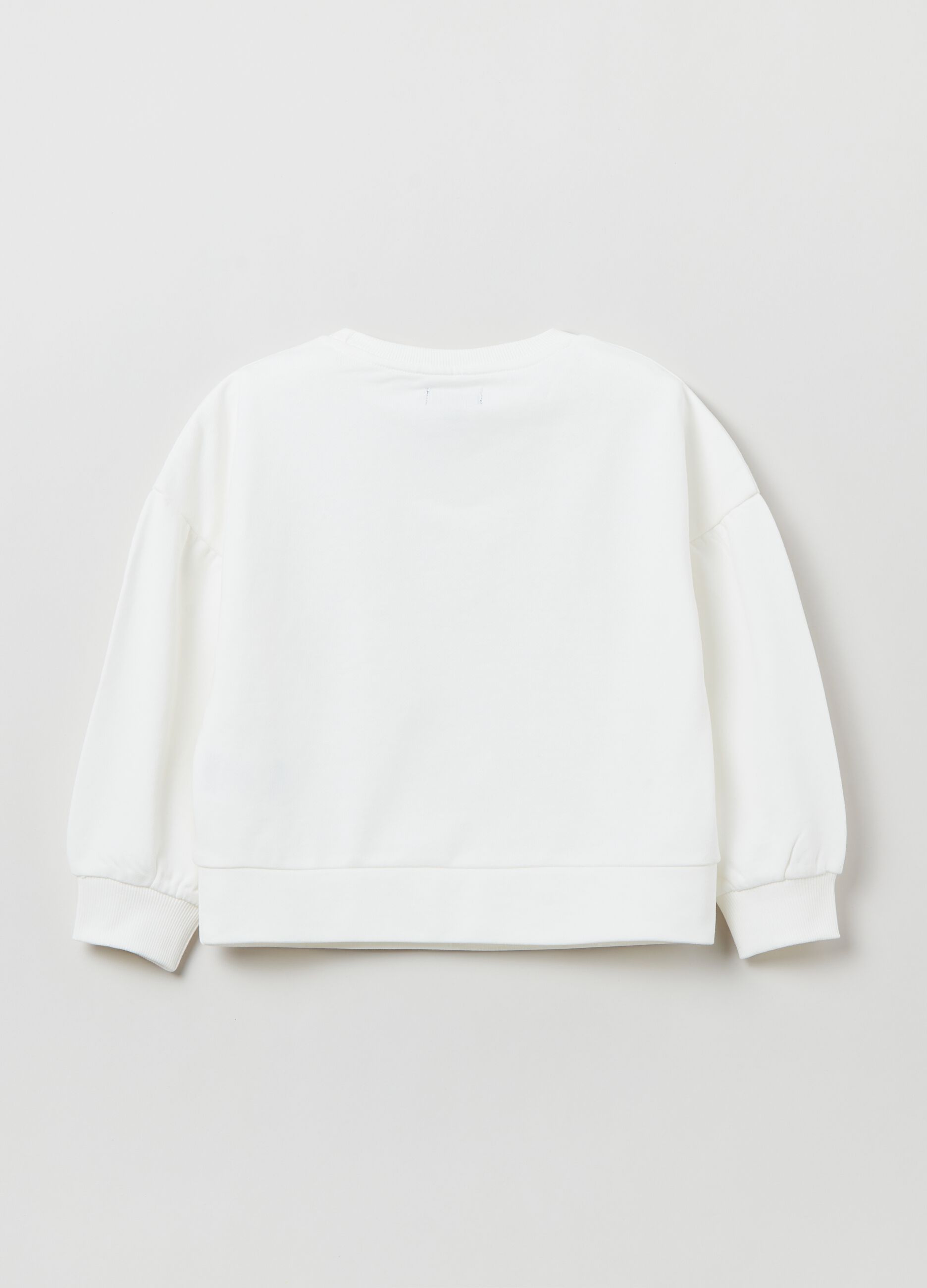 French terry sweatshirt with print