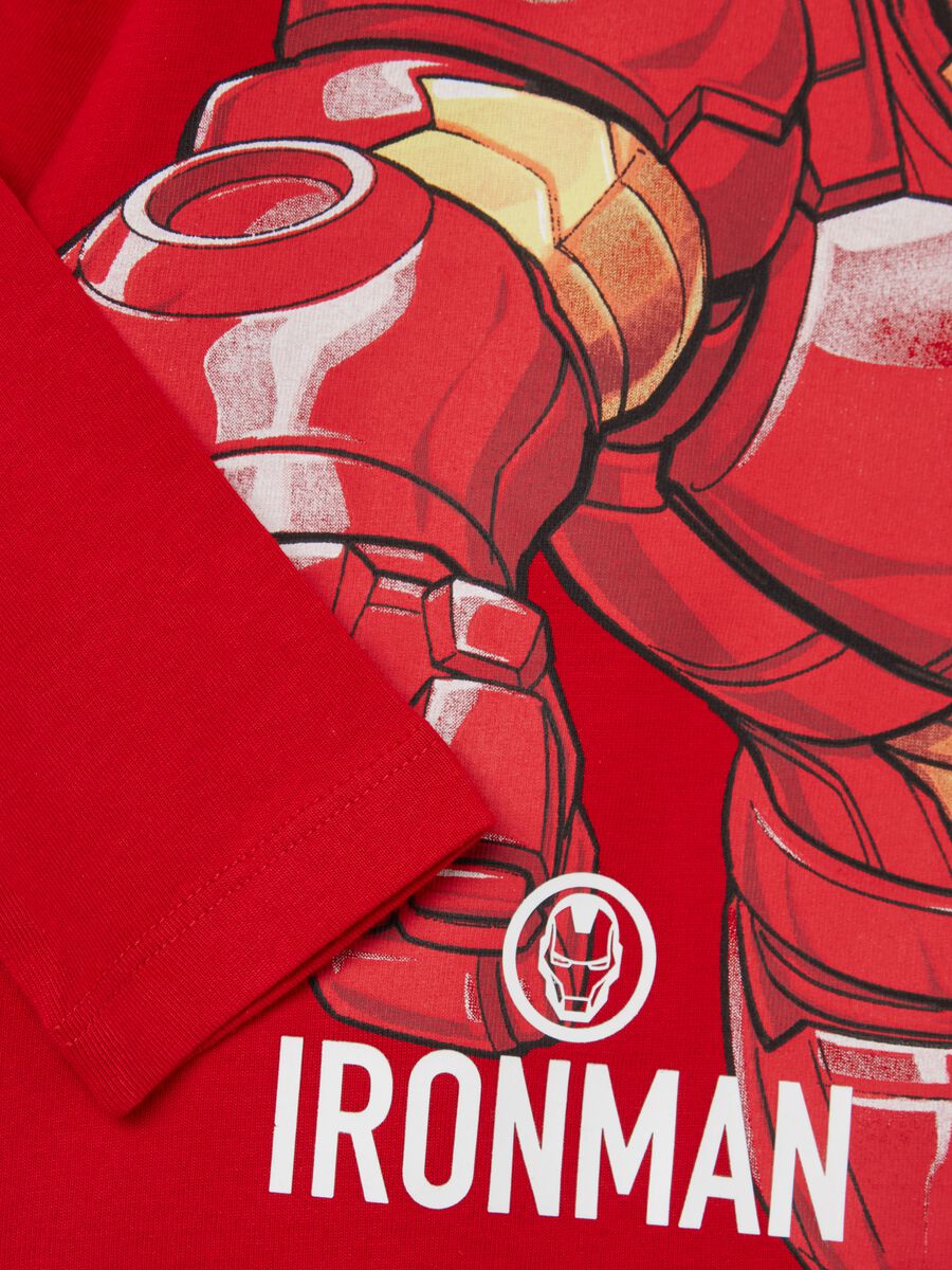 T-shirt with long sleeves and Iron Man print_2