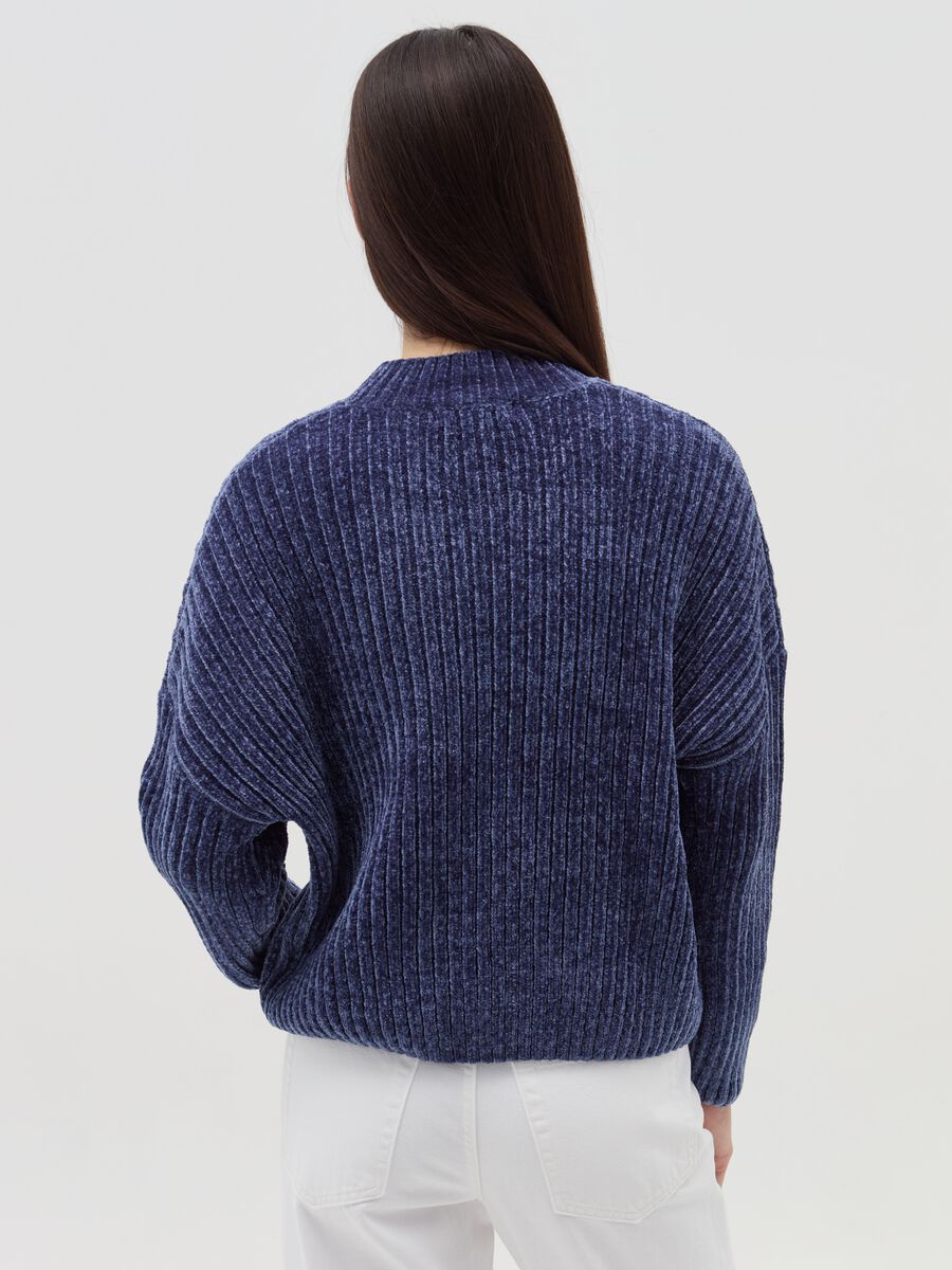 Chenille pullover with mock neck_2