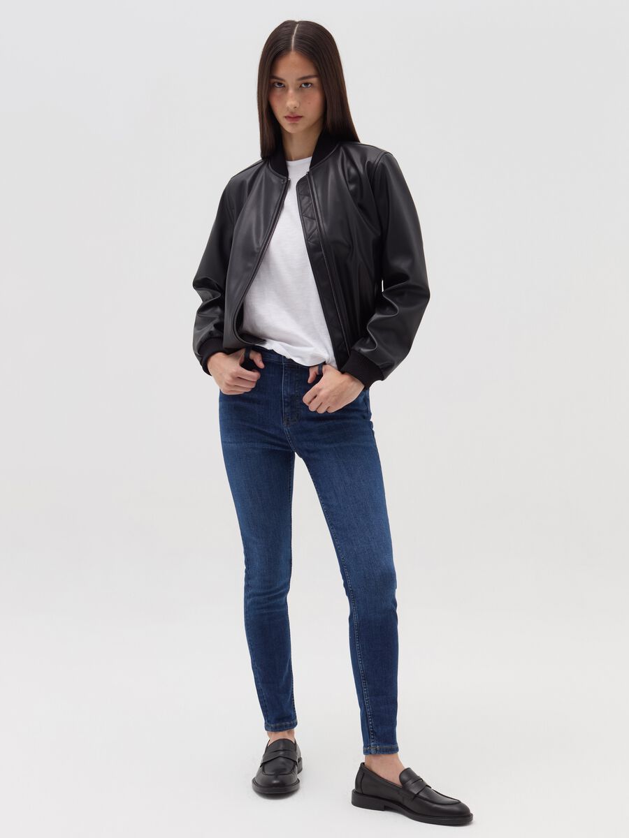 Skinny-fit jeans with five pockets_0