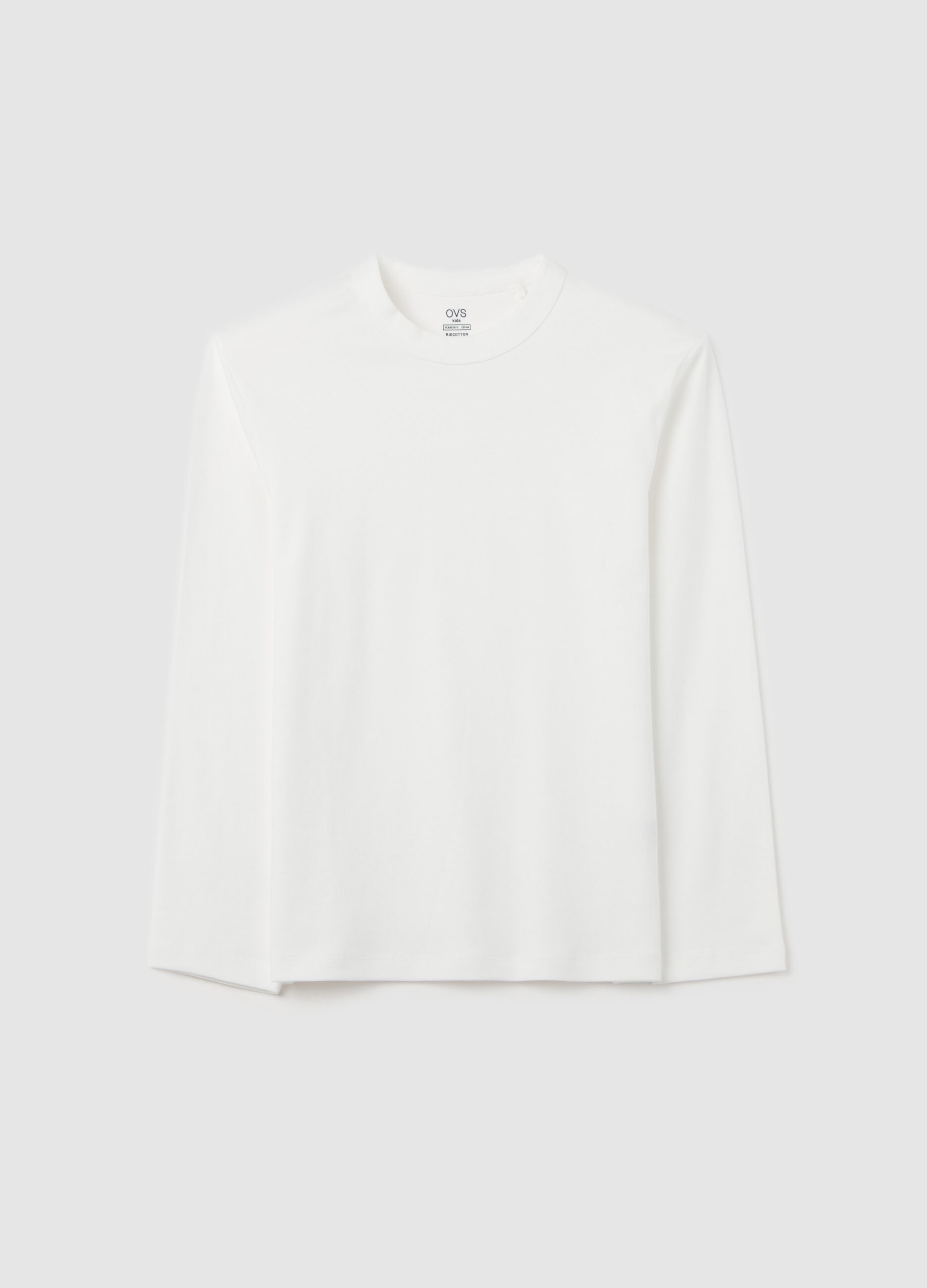 Essential long-sleeved T-shirt in organic cotton