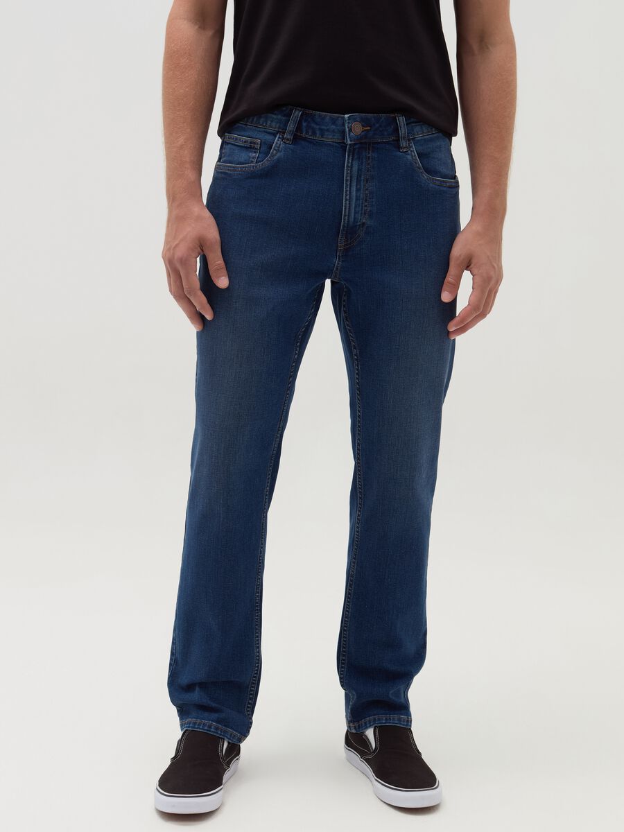 Regular-fit jeans with five pockets_1