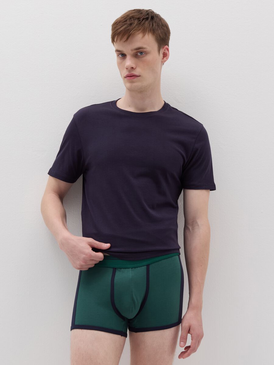 Boxer shorts with contrasting details_0