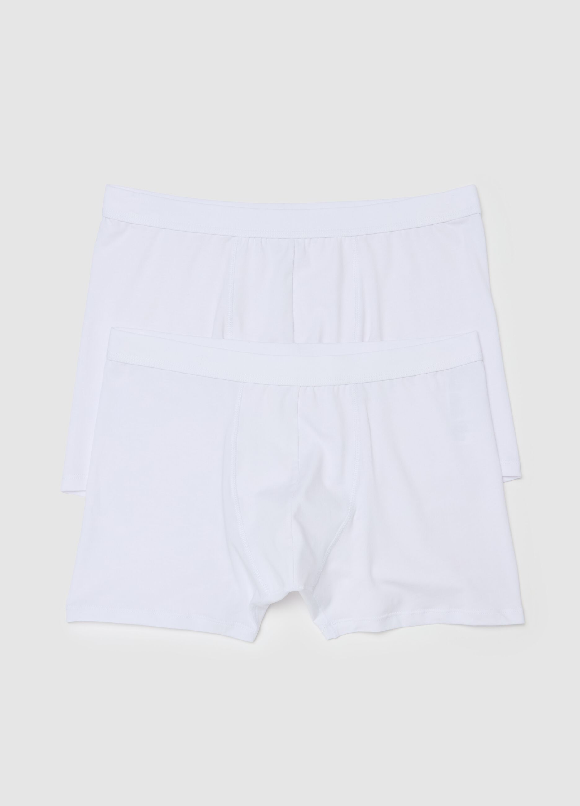 Two-pack midi boxer shorts in stretch Supima cotton