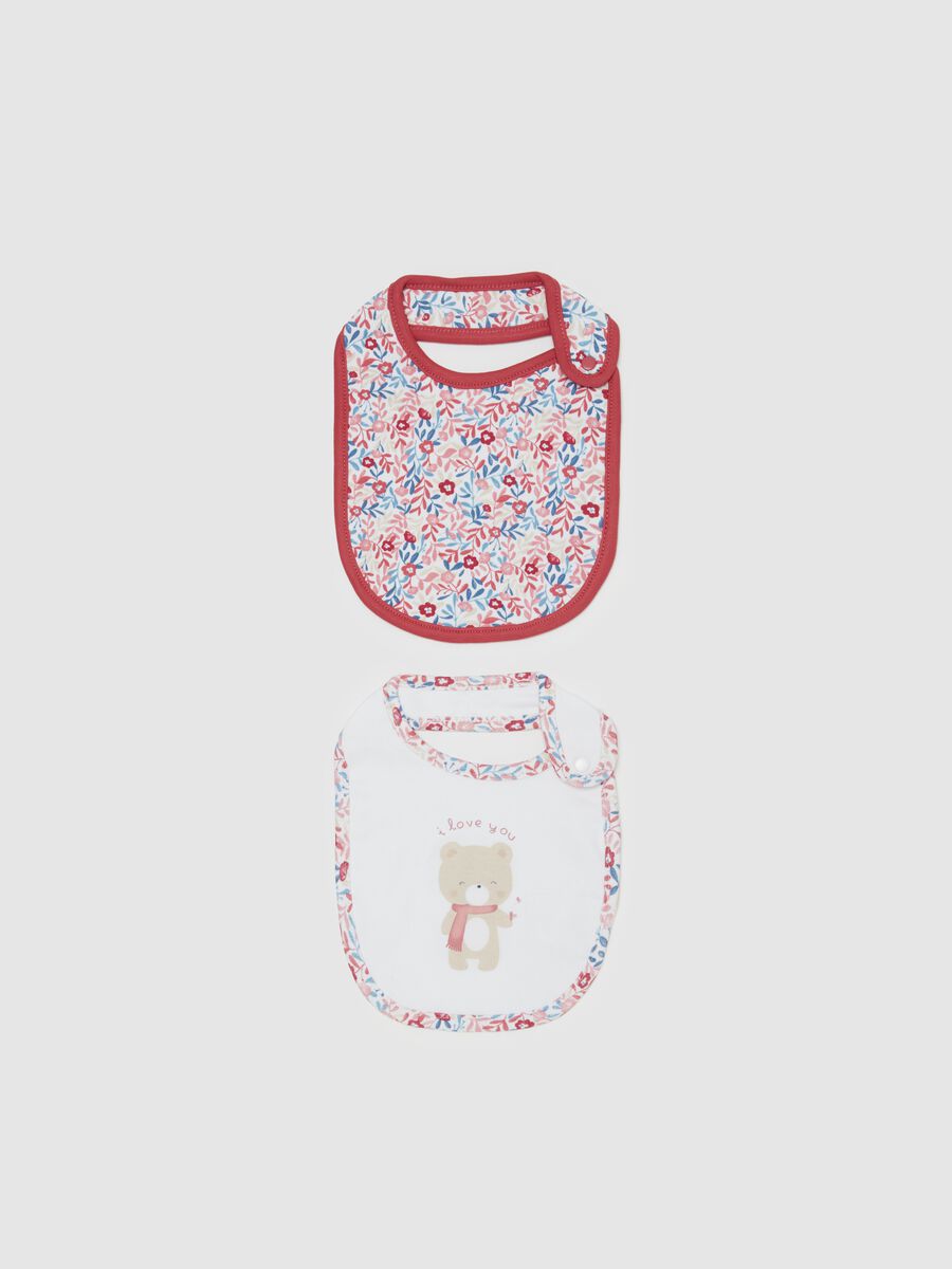 Two-pack bibs in organic cotton_0