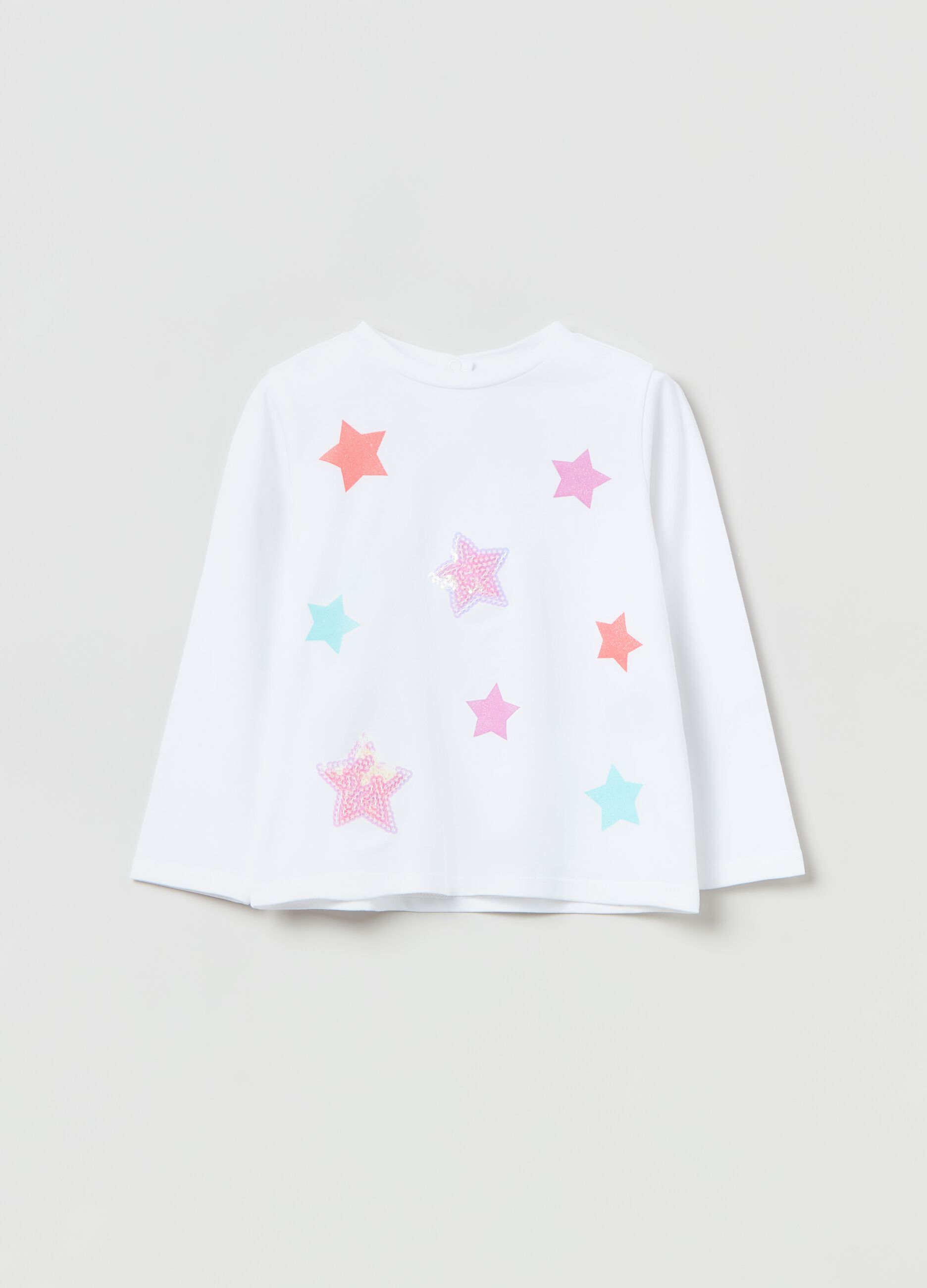 Long-sleeved T-shirt with print