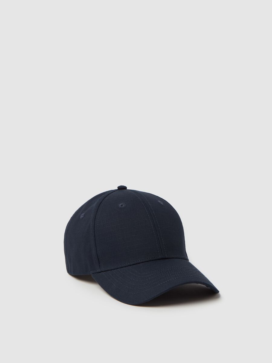 Baseball cap with ripstop weave_0