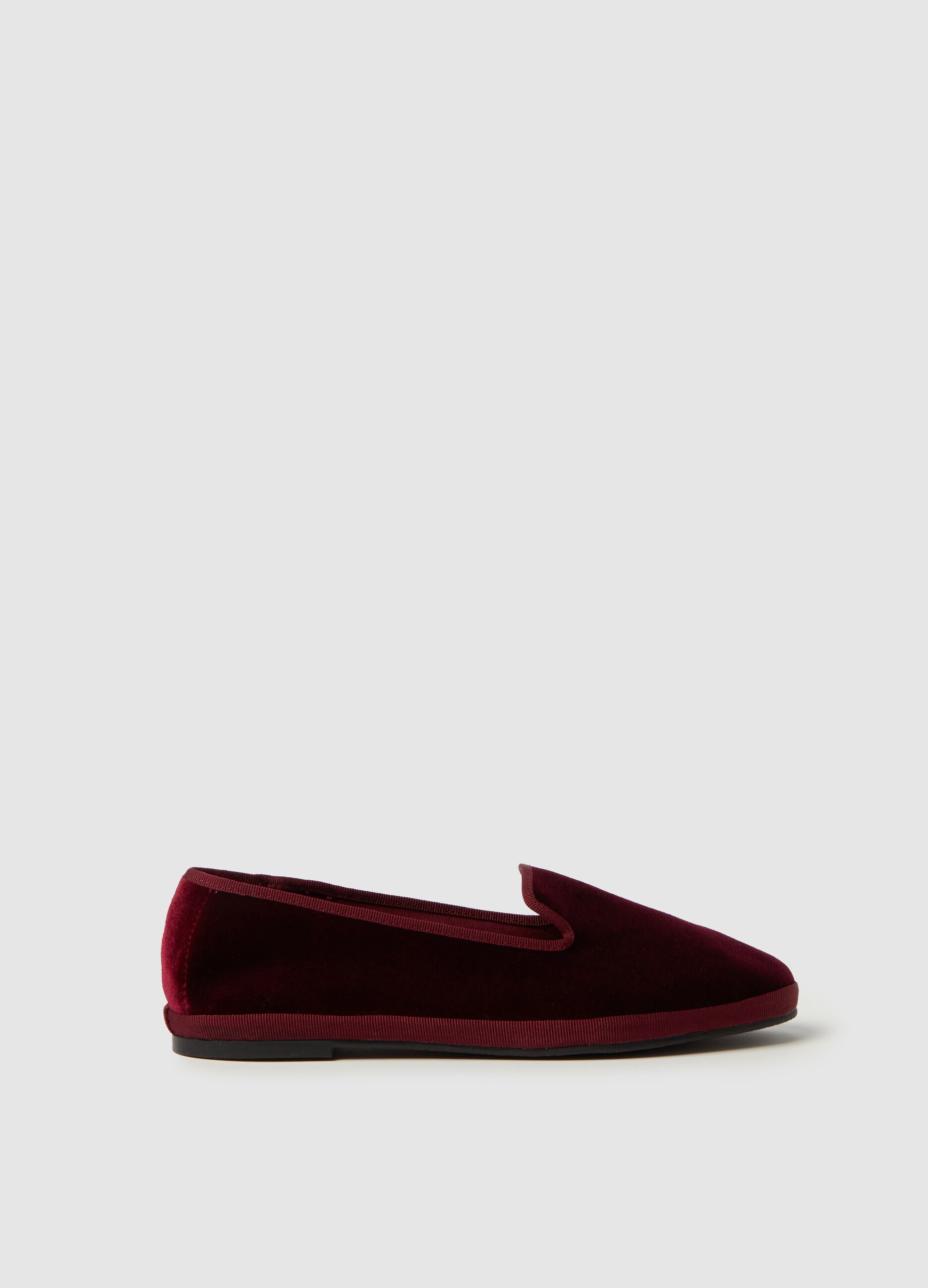 Velvet Friulian slippers