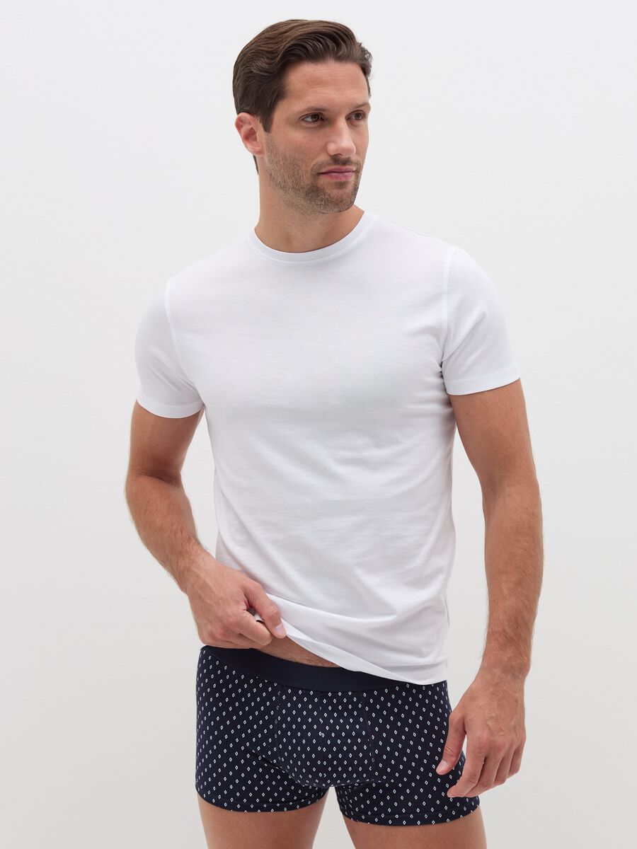 Three-pack boxer shorts with micro pattern_0