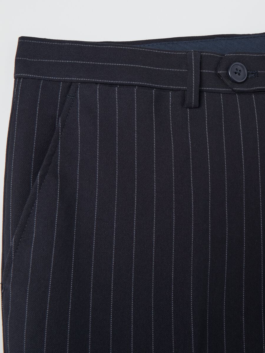 Easy-fit pinstriped trousers_1