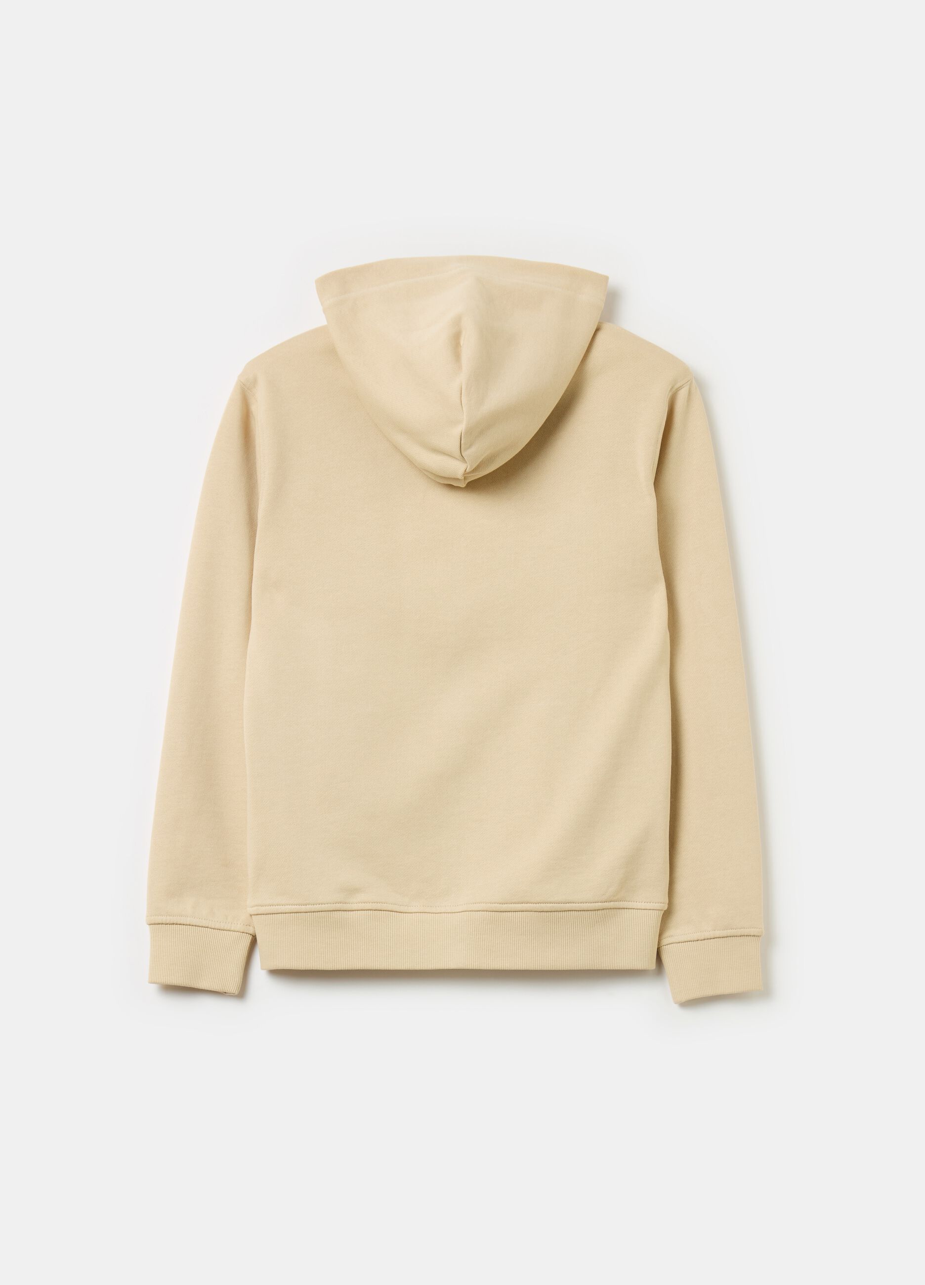 Essential full-zip sweatshirt with hood