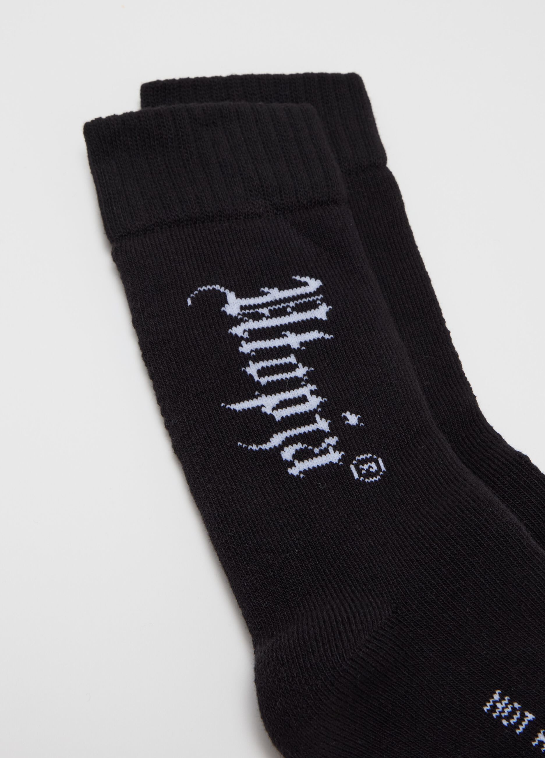 Heavy Tennis Socks Black